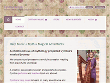 Tablet Screenshot of cynthiaartish.com